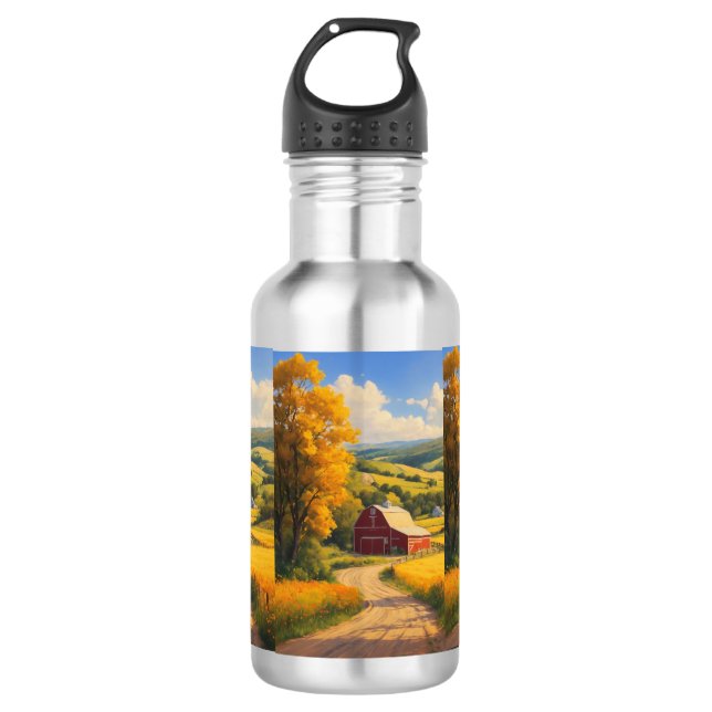"Trendy Custom Water Bottles Here" (Front)