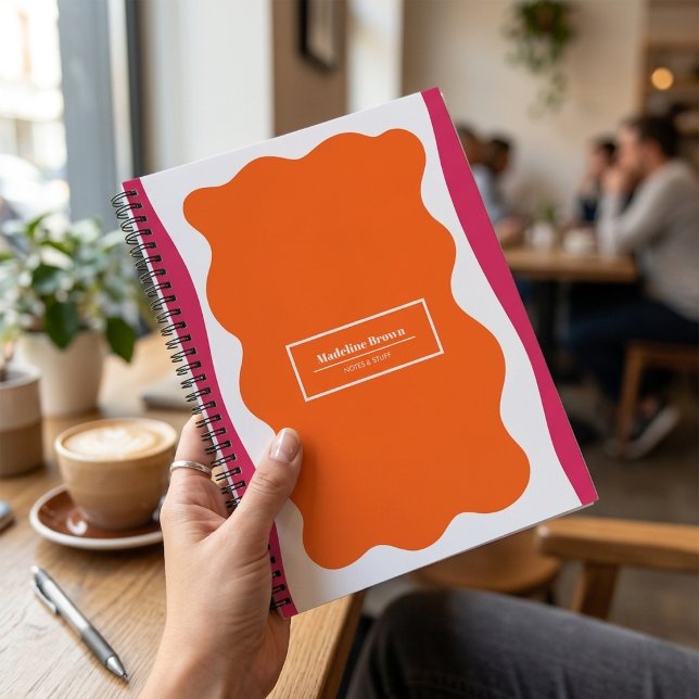 Trendy Cute Abstract Stylish Personalised Notebook (Creator Uploaded)