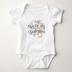Trendy Cute Baby Clothes With Bible Quote Baby Bodysuit