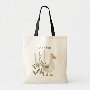Trendy Cute Goose Customisable Kids Tote Bag