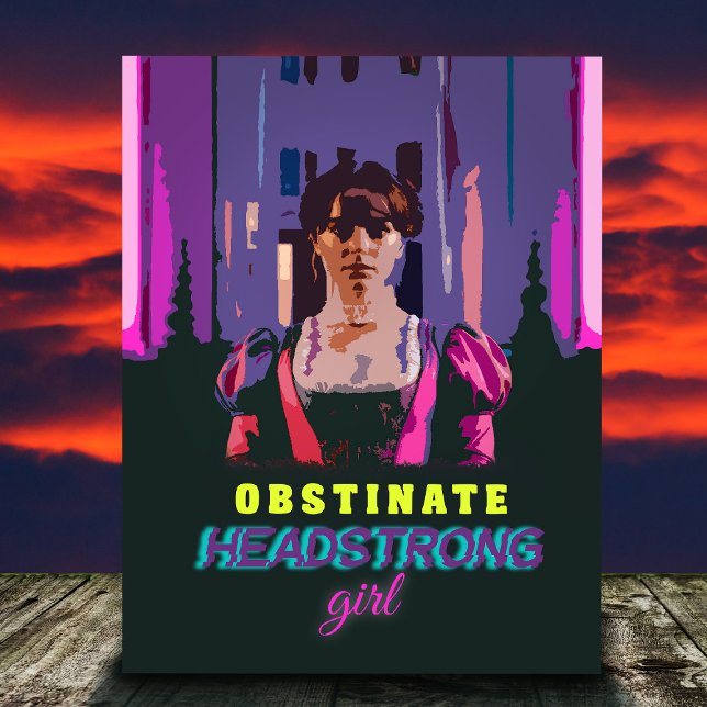 Trendy Cyberpunk Obstinate Headstrong Girl Postcard (Creator Uploaded)