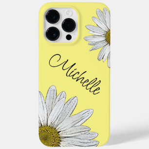 Trendy Daisies Floral Yellow Custom Case-Mate iPhone 14 Pro Max Case