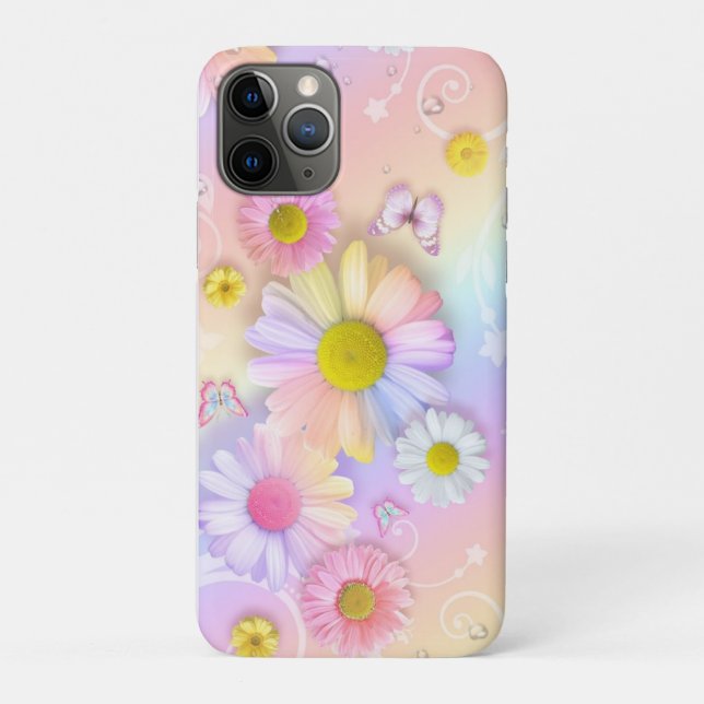 Trendy Daisy Floral Case-Mate iPhone Case (Back)