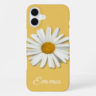 Trendy Daisy Flower Blossom Pretty Floral Fashion iPhone 16 Plus Case