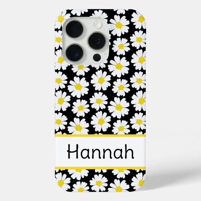 Trendy Daisy Pattern Case-Mate iPhone Case (Back)