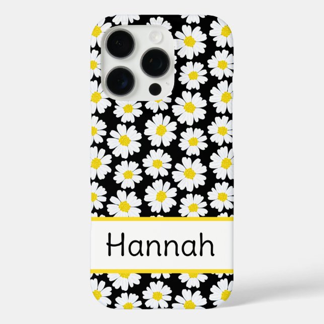 Trendy Daisy Pattern Case-Mate iPhone Case (Back)