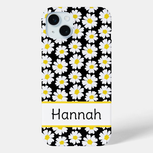 Trendy Daisy Pattern Case-Mate iPhone Case (Back)