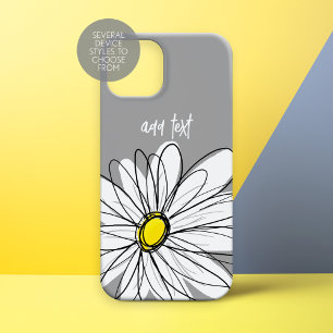 Trendy Daisy with grey and yellow Case-Mate iPhone 14 Plus Case