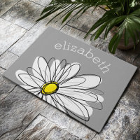 Trendy Daisy with grey and yellow