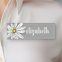 Trendy Daisy with grey and yellow