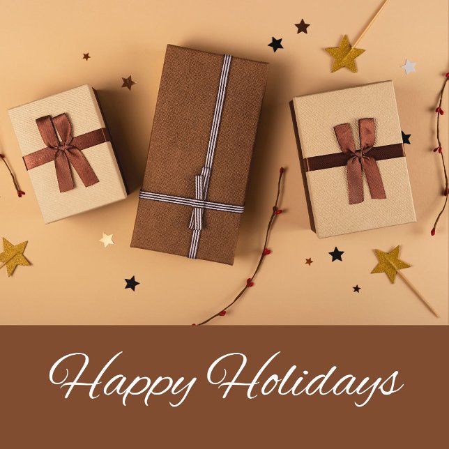 Trendy dark brown to mix and match Christmas gift Wrapping Paper (Creator Uploaded)