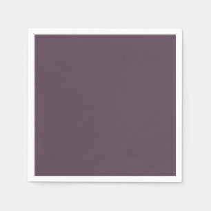 Trendy Dark Dusky Violet - Paper Napkins