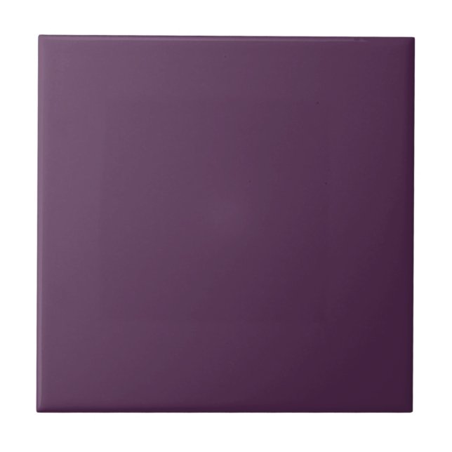 Trendy - Dark Purple Ceramic Tile (Front)
