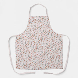 Trendy desert tones terrazzo apron