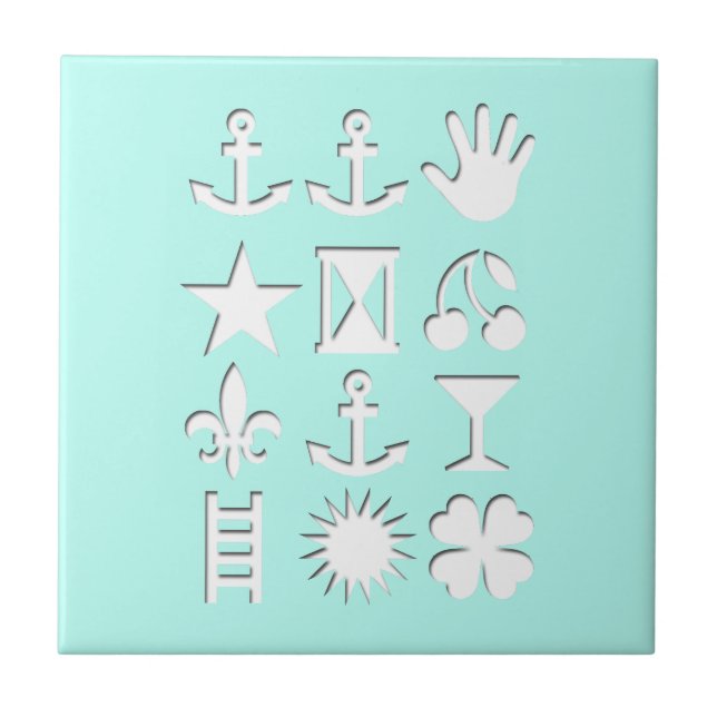 trendy Design Ceramic Tile (Front)
