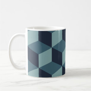 Trendy design vintage abstract colour block geome Coffee Mug