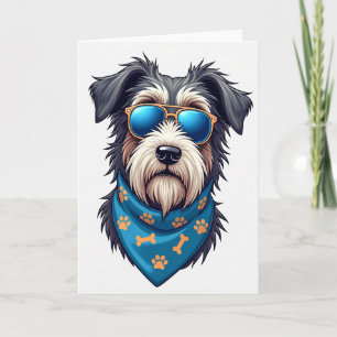 Trendy Dog Dad Fathers Day Card