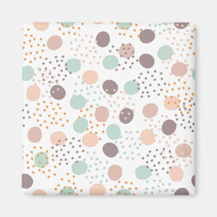 Trendy dots pattern magnet