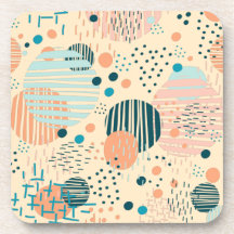 Trendy dots pattern throw pillow