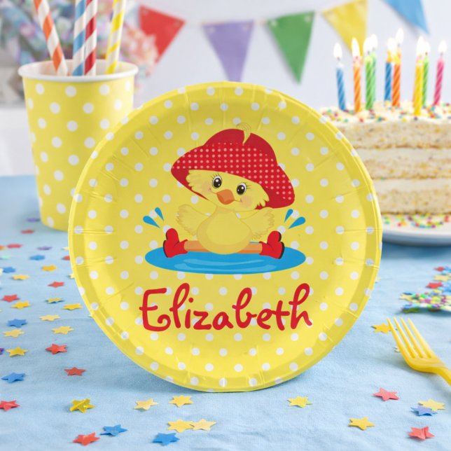 Trendy Duck  Paper Plate (Creator Uploaded)