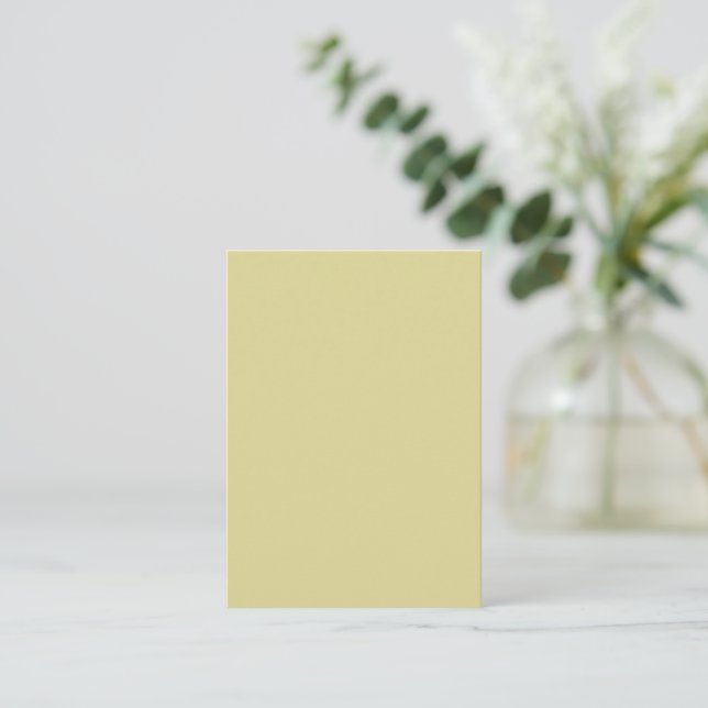 Trendy Earthy Yellow - Note Cards (Standing Front)
