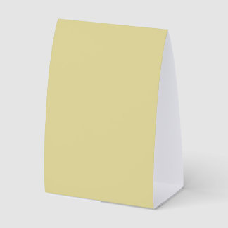 Trendy Earthy Yellow - Paper Table Tent