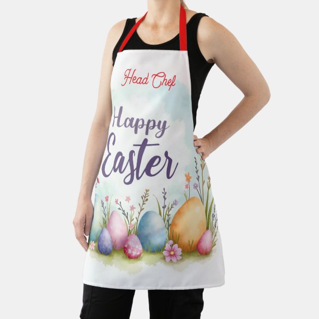 Trendy Easter Eggs Beautiful Collection Apron (Insitu)
