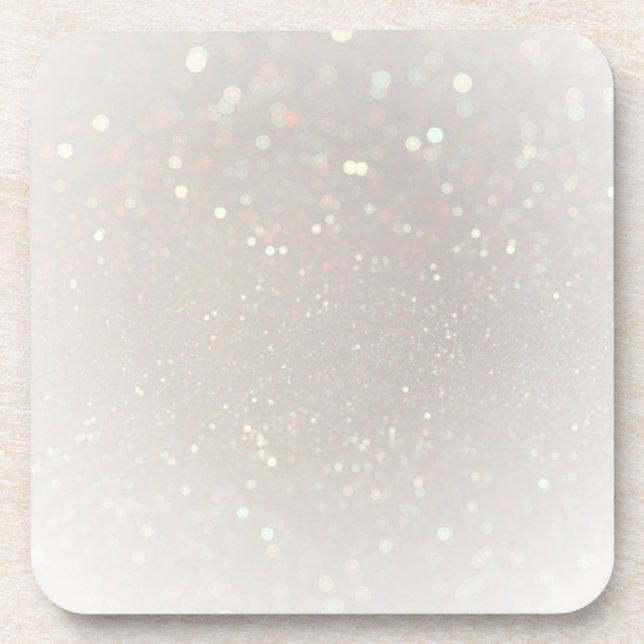 Trendy Elegant Blank Modern Glamourous Template Coaster (Front)