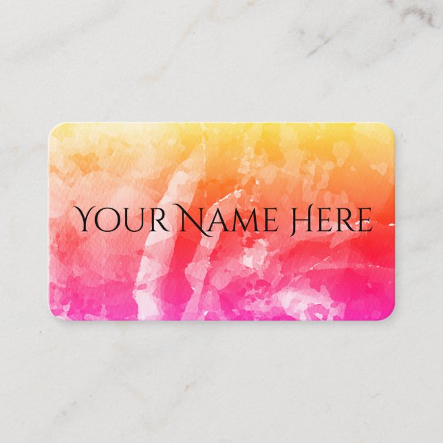 Trendy Elegant Business Cards (Front)