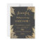 Trendy Elegant Gold Faux Drawn Leaf Pattern