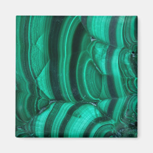 Trendy Elegant Green Malachite Crystal Stone Magnet