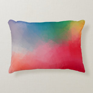 Trendy Elegant Modern Colourful Abstract Template Decorative Cushion