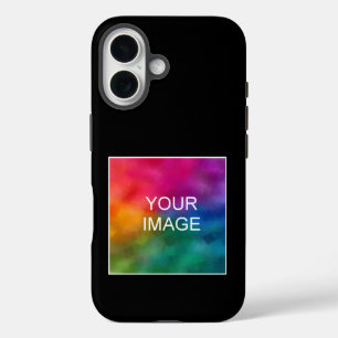 Trendy Elegant Modern Minimalist Template Tough iPhone 16 Case
