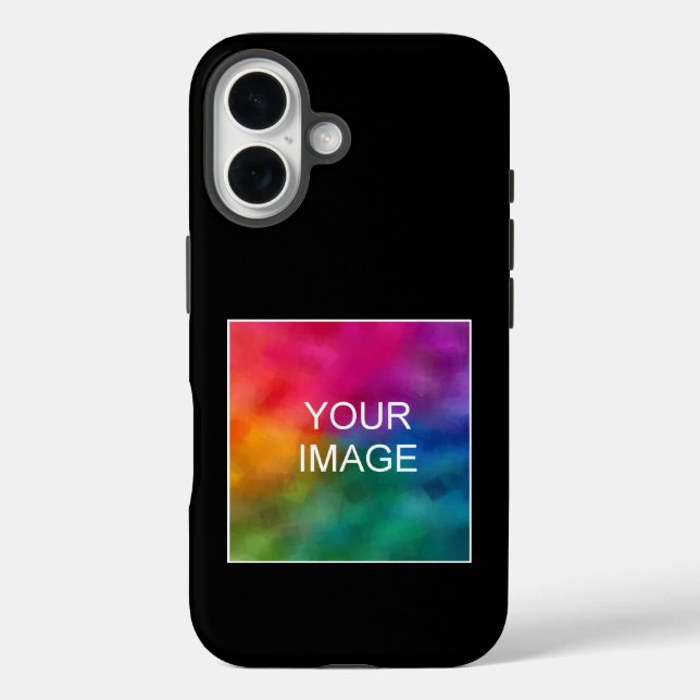 Trendy Elegant Modern Minimalist Template Tough Case-Mate iPhone Case (Back)