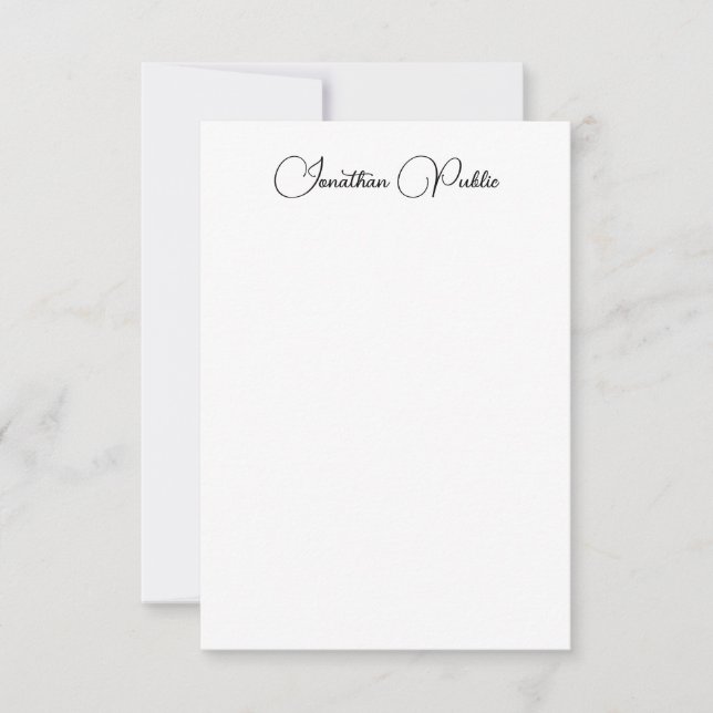 Trendy Elegant Modern Vertical Template Typography (Front)