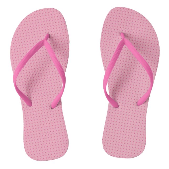 Trendy Elegant Pink Red Colour Modern Template Thongs (Footbed)
