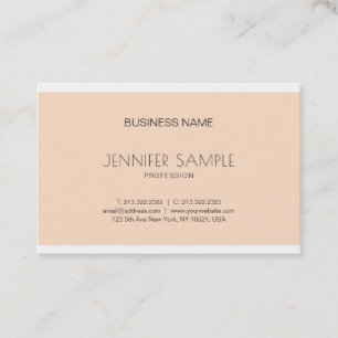 Trendy Elegant Sleek Graphic Design Modern Luxury Business Card