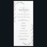 Trendy Elegant Wildflower Floral Wedding Program<br><div class="desc">Make your wedding even more special with these Trendy Elegant Wildflower Floral Watercolor Wedding Program! Featuring a casual, beautiful arrangement of lilac lavender, blush pink, yellow and blue wildflowers and botanical greenery for a truly stunning look. Whether you are planning an outdoor garden ceremony or an indoor wedding reception, these...</div>