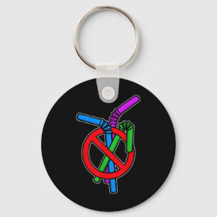 Trendy Environmental Protection Nature Plastic  Key Ring
