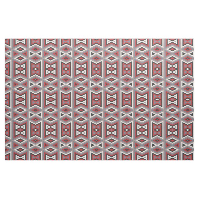 Trendy Ethnic American Native Indian Tribe Pattern Fabric (Fat Quarter)