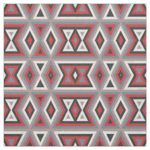 Trendy Ethnic American Native Indian Tribe Pattern Fabric