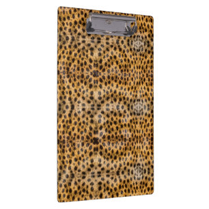 Trendy Exotic Cheetah Fur Pattern Animal Print Clipboard