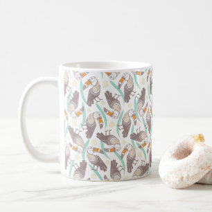Trendy exotic toucans coffee mug