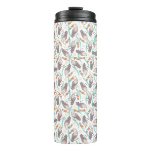 Trendy exotic toucans thermal tumbler