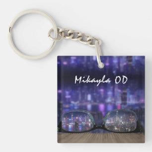 Trendy Eyeglasses Optometrist   Key Ring