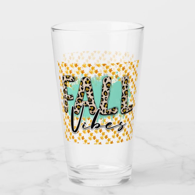 Trendy Fall Purple Tiger Glass (Front)