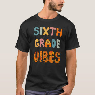 Trendy Fall Teacher Cool Fall Paraeducator Sixth G T-Shirt