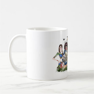 Trendy Fashion Models Coffee Mug