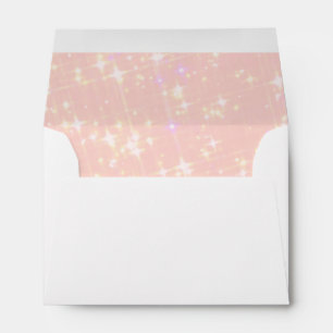 Trendy faux glitter Pink Glitter Envelopes