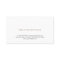 Trendy Faux Gold Stripes Hair Appointment Card